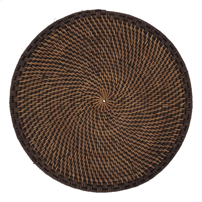 Woven Rattan Placemat Round - Set Of 4