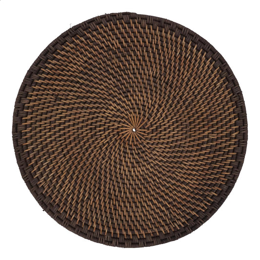 Woven Rattan Placemat Round - Set Of 4