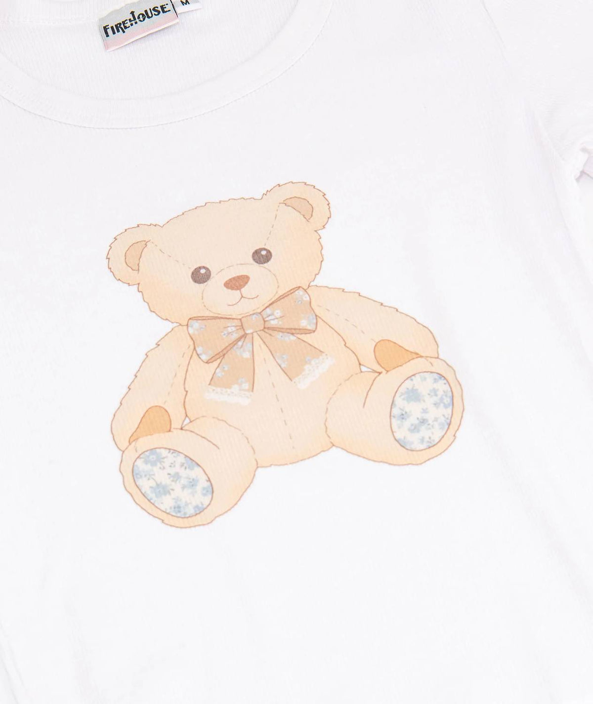 Girls Teddy Time Rib Tee