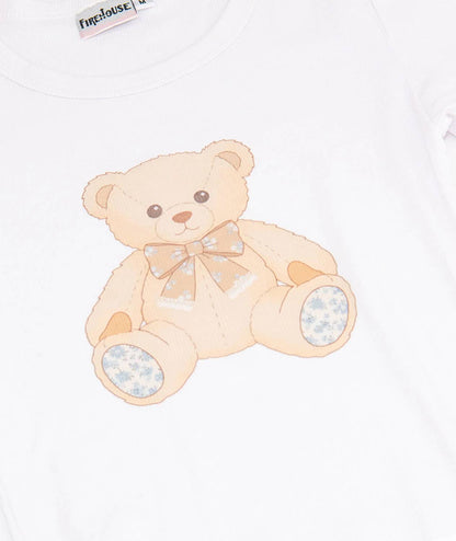 Girls Teddy Time Rib Tee