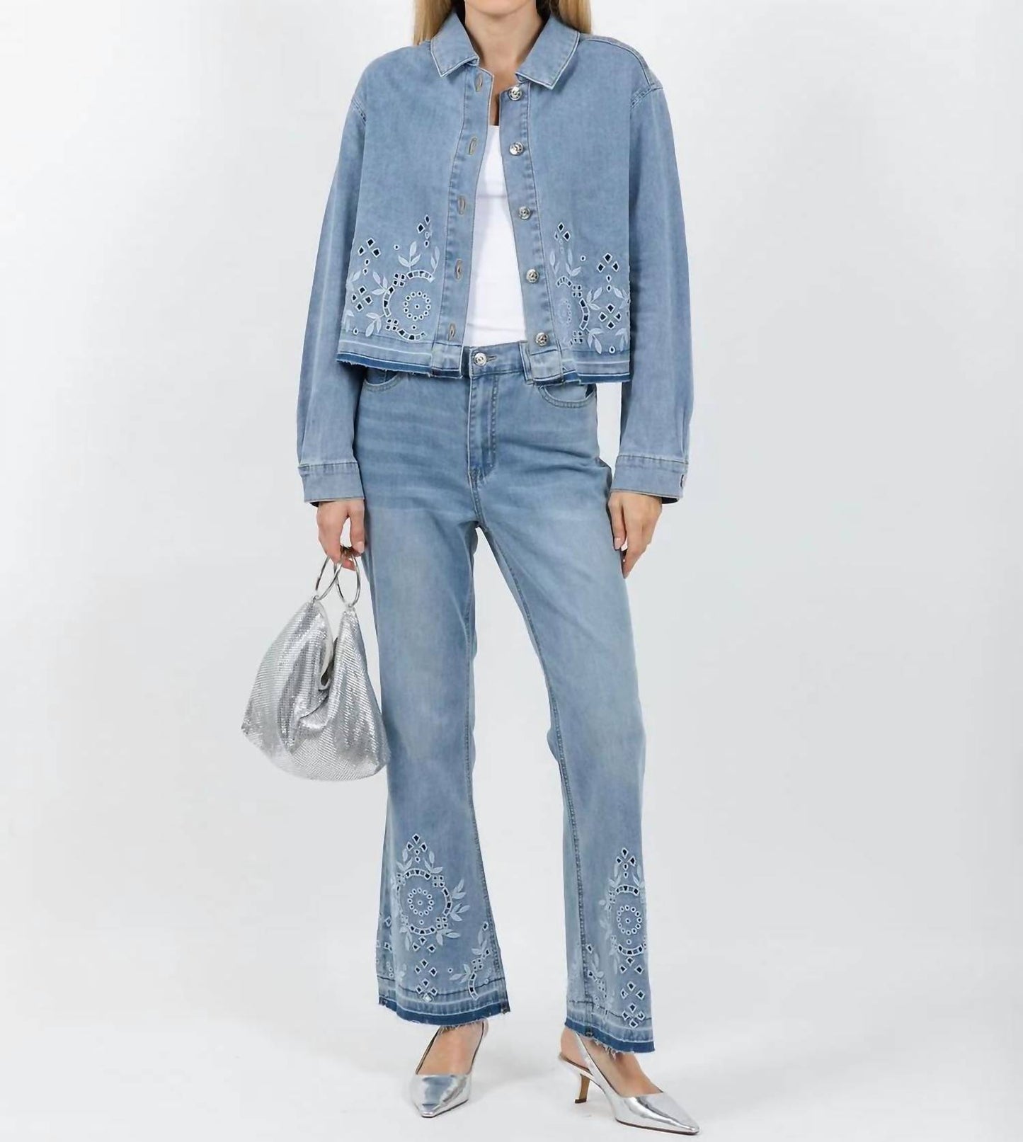 Embroidered Denim Jacket