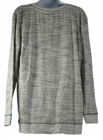 Felina Womens Ribbed Taylor Boyfriend Sleep Sweatshirt