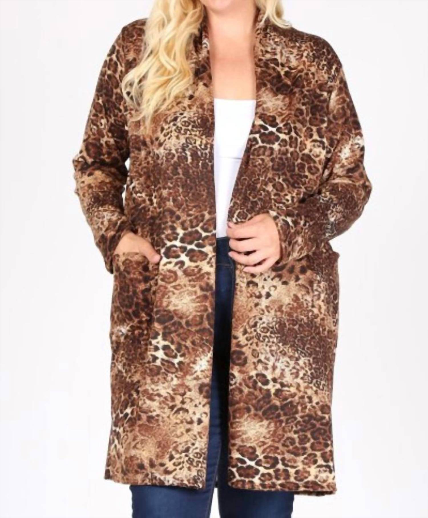 Emetla - Leopard Print Cardigan - Rack Hunt -