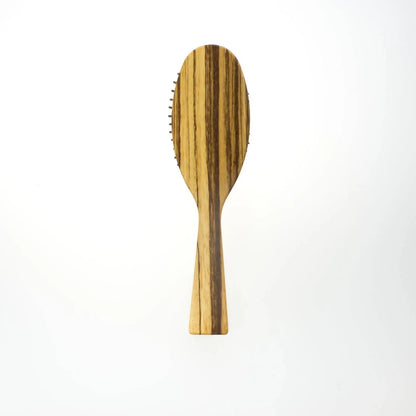 Koh-I-Noor Beauty USA - Women's Zebrano Wood Nylon Pin Hair Brushes - alternate view - Rack Hunt