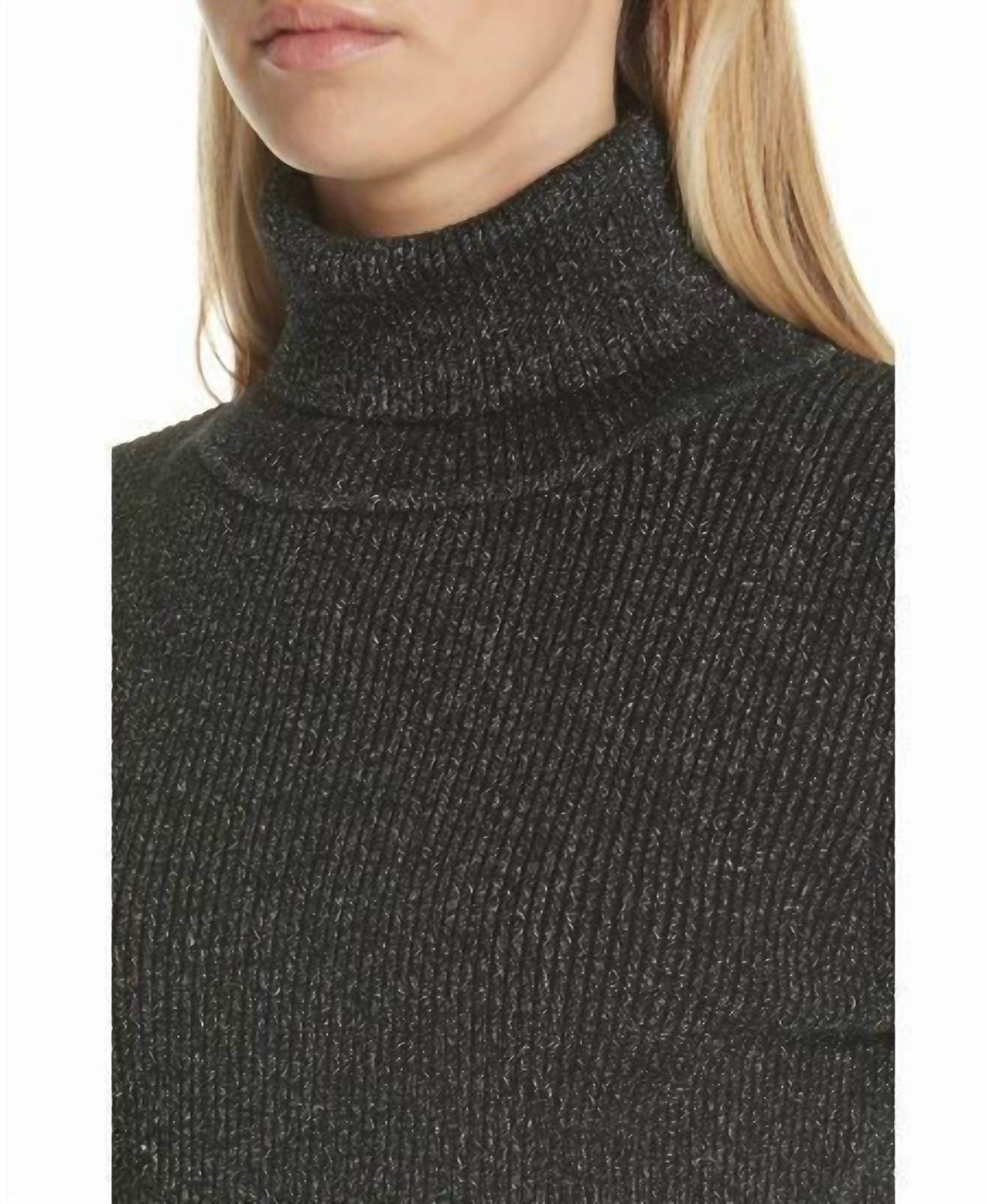 Robert Rodriguez - Lurex Rib Knit Turtleneck Sweater - Rack Hunt -