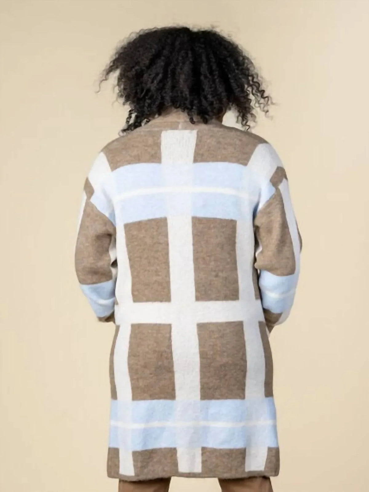 Funsport - Chunky Plaid Long Cardigan - Rack Hunt