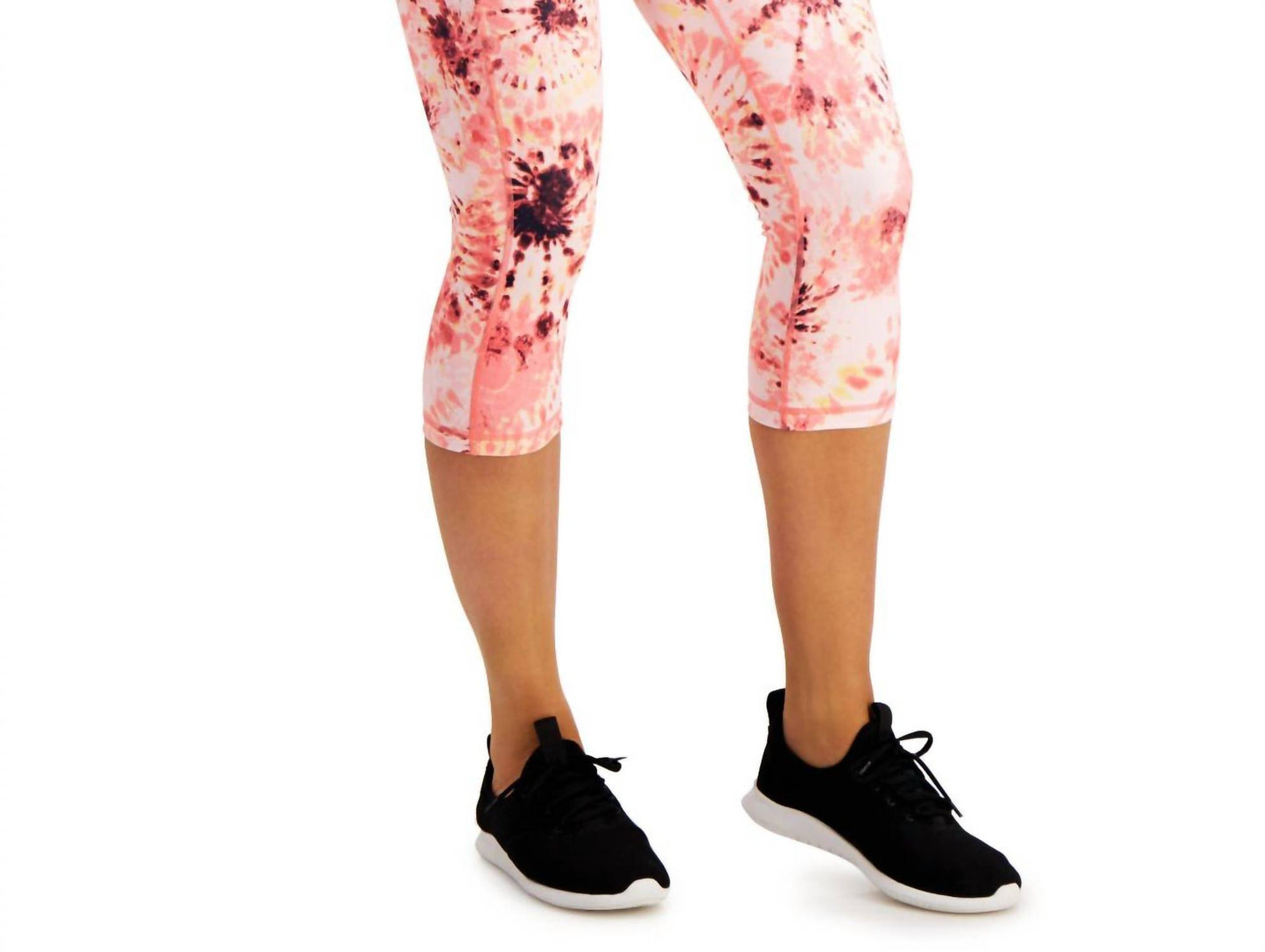 Ideology Womens Activewear Printed Cropped Leggings