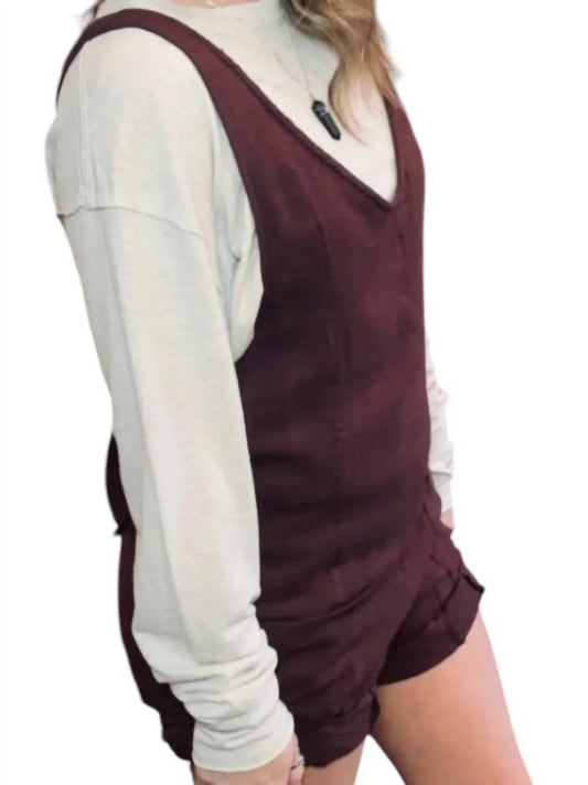 Gardenbelle - Sleeveless Mini Romper - Rack Hunt
