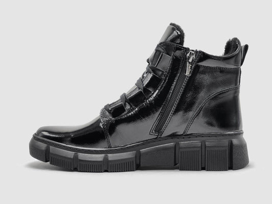 Helios - Women's Ino Fleece-lined Zip-up Leather Boots - Rack Hunt -