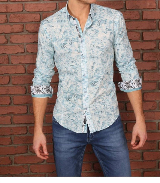 Long Sleeve Floral Button Down Shirt