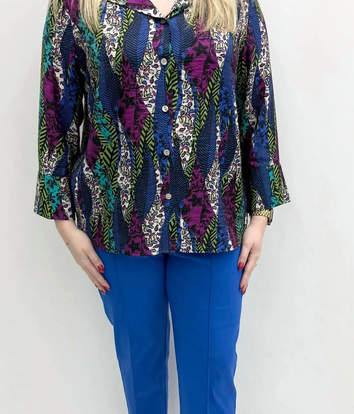A La Carte - Print Button Front Top - Rack Hunt