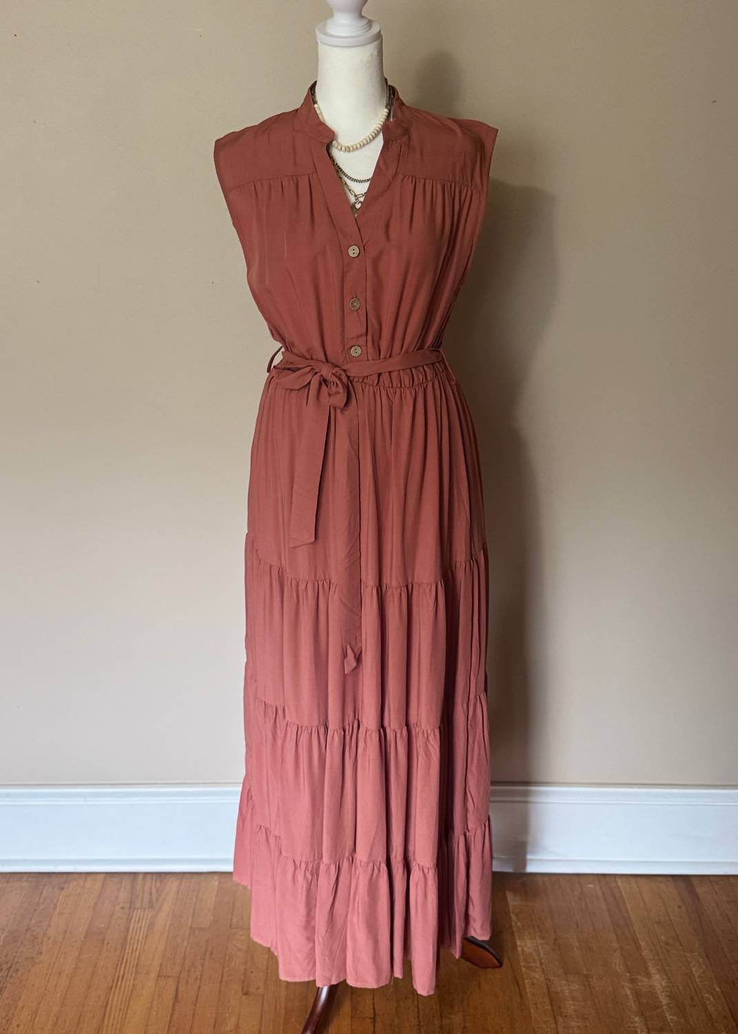 Original USA - Breezy Sleeveless Tiered Maxi Dress - Rack Hunt