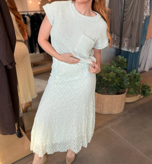 Lace Maxi Skirt
