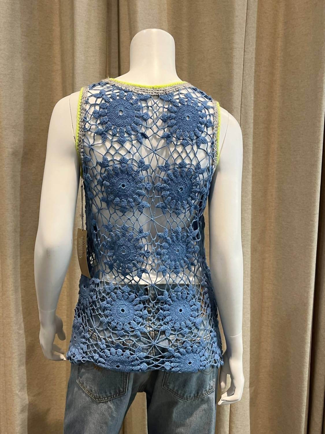 Aquarius Cocktail - Women's Lacey Vintage Tank - Rack Hunt