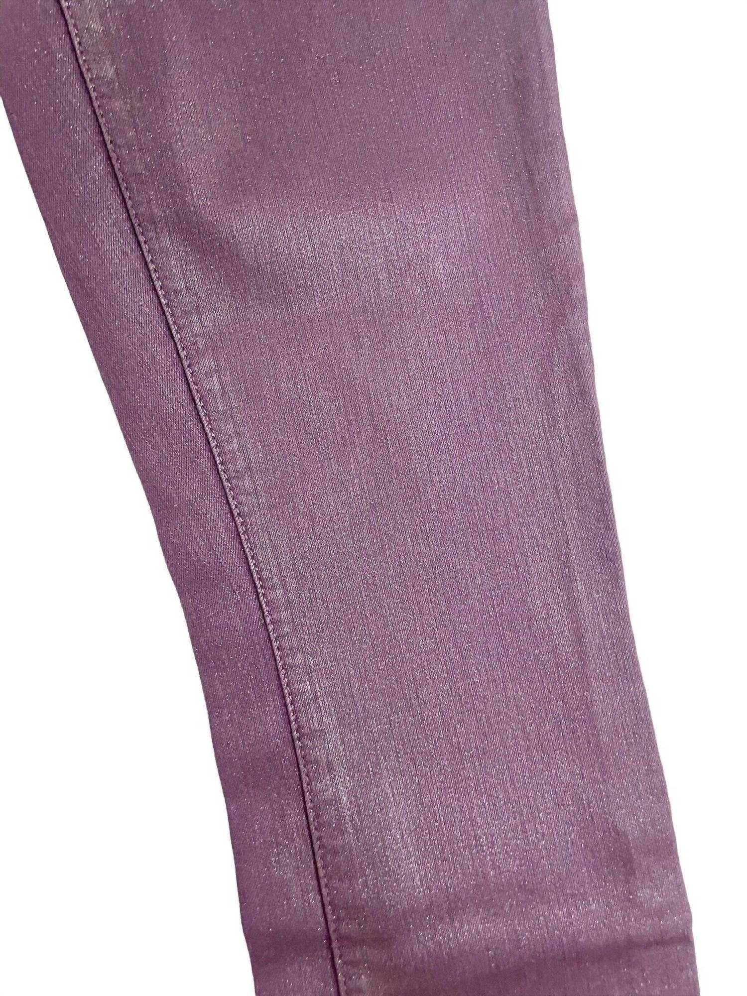 MM Denim - Women's Mid Rise Slim Coated Skinny Jeans - Rack Hunt -