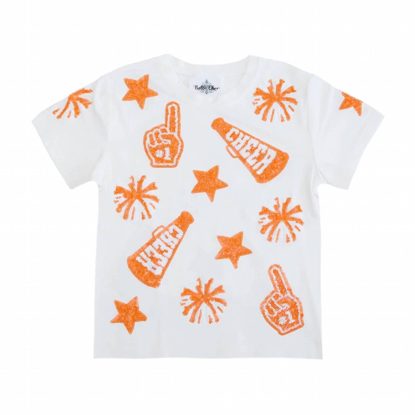 Kids' Sequin Cheer Shirt