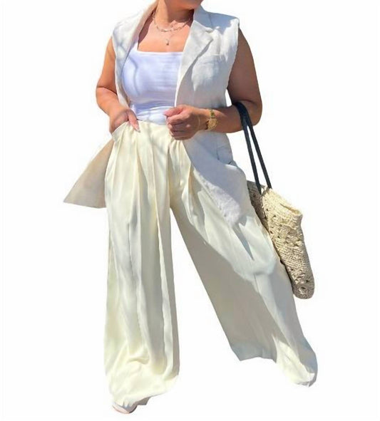 Wide Leg Trousers