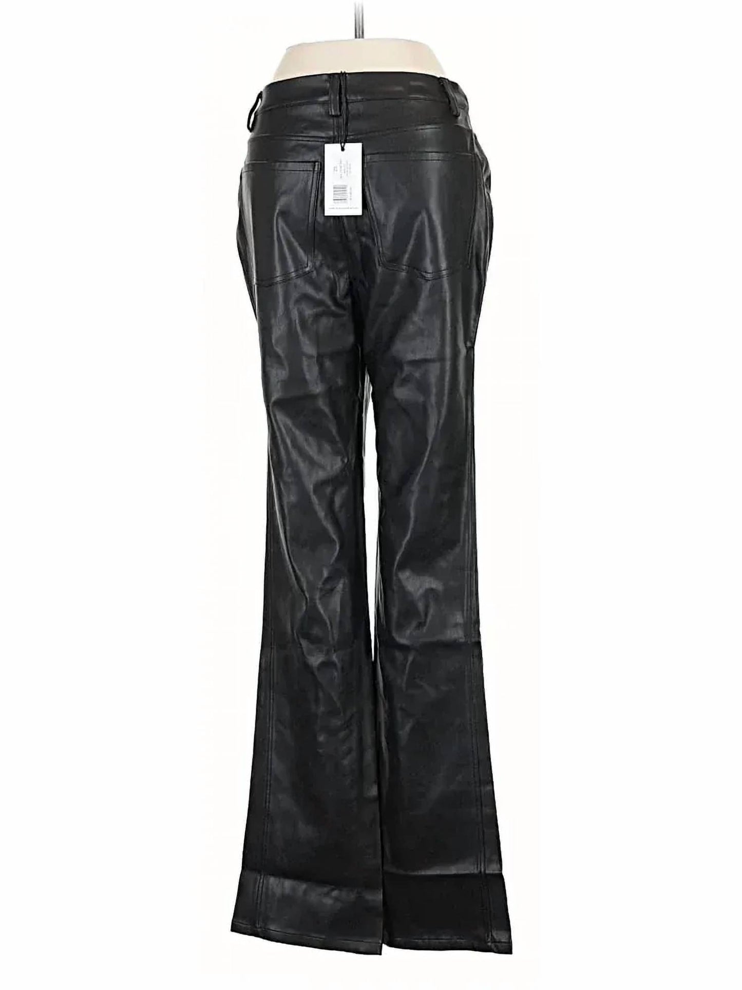Women's Lace Up Vegan Leather Pants
