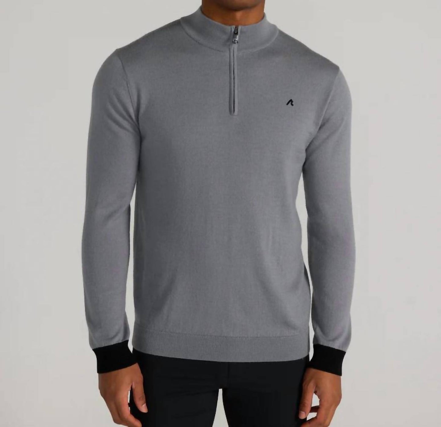 Rowe Merino Quarter Zip Tee