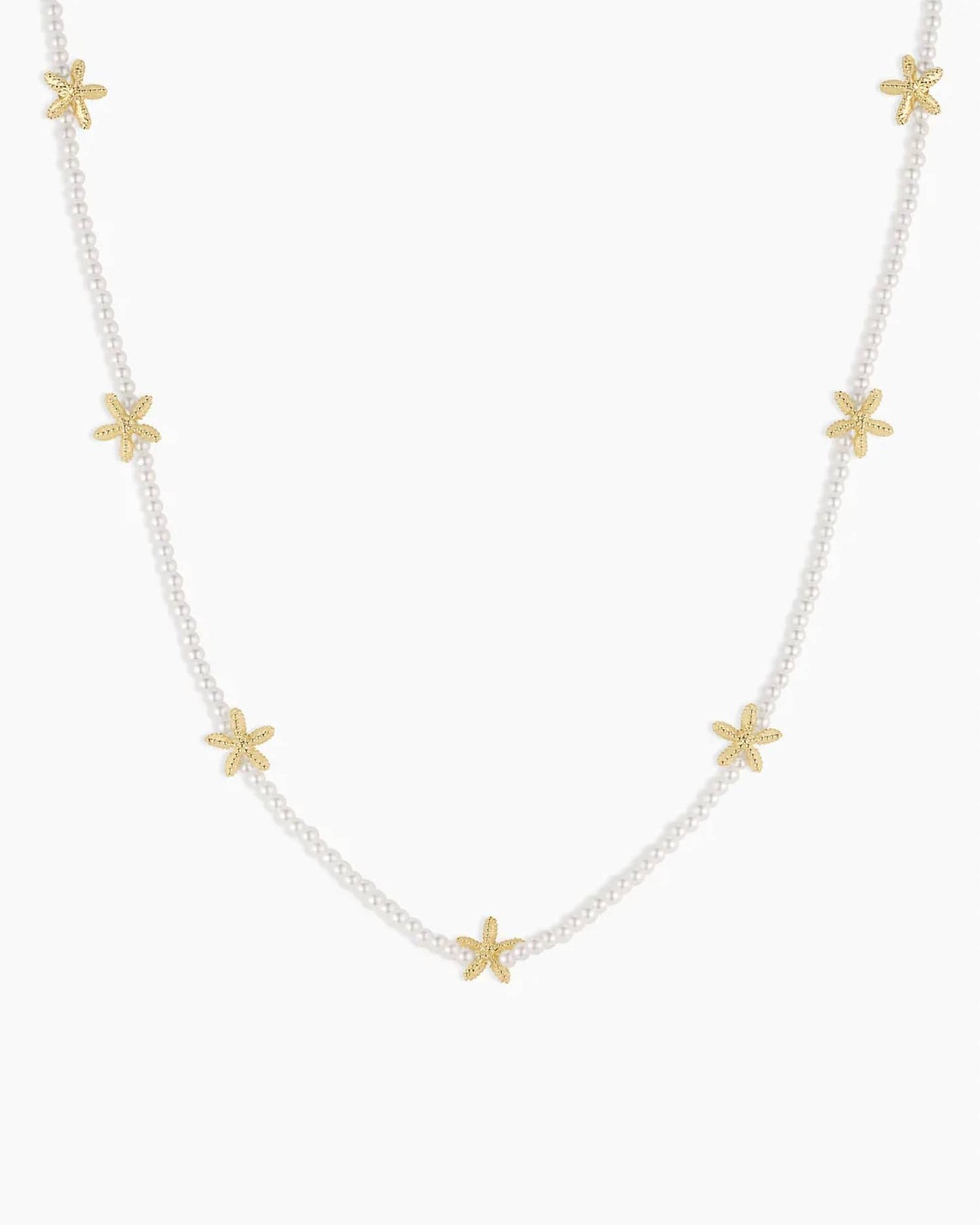 Women's Starfish Pearl Necklace
