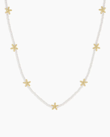 Women's Starfish Pearl Necklace