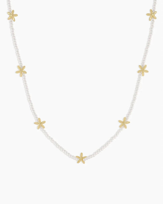 Women's Starfish Pearl Necklace