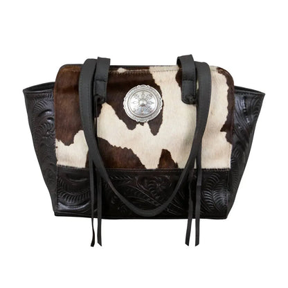 American West - Women's Cow Town Zip Top Tote Bag - Rack Hunt