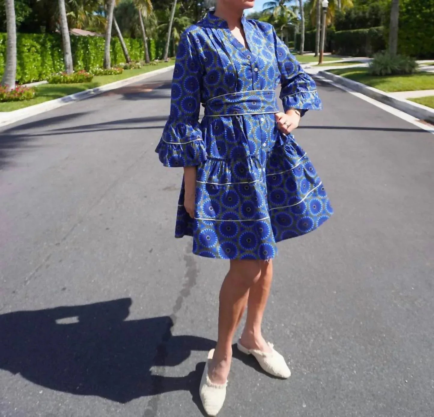 Pep's Cannes - Pompadour Boubou Mini Dress - Rack Hunt