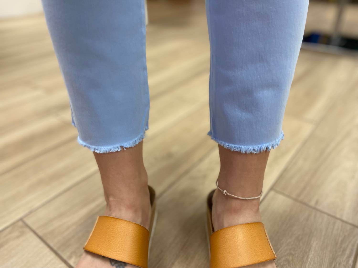 GG Jeans - Crop Fringe Jeans - Rack Hunt -