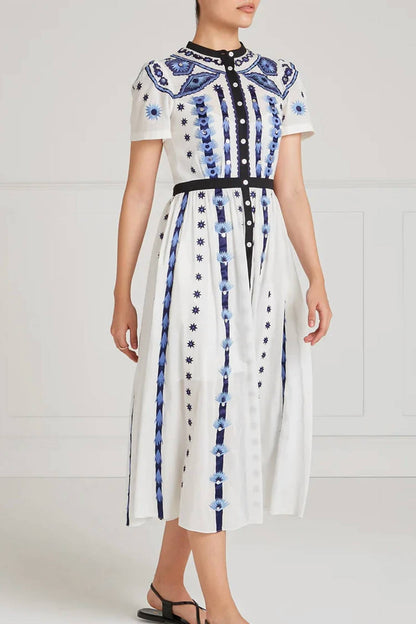 Edith Shirt Midi Dress