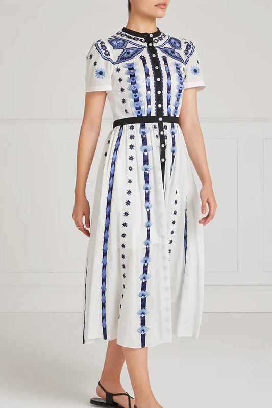 Edith Shirt Midi Dress
