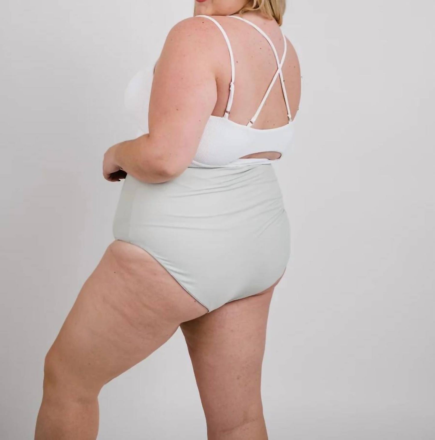 Crisscross Back Swim Top