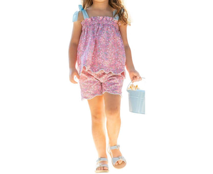 Girls Sugar Bloom Short Set