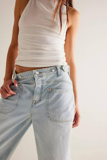 Dipped Shop - Women’s Washed Street Straight Leg Jeans - Rack Hunt