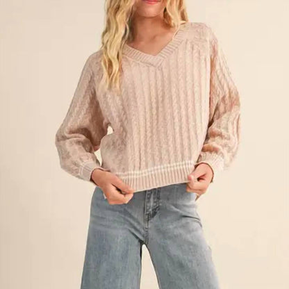 Girl's Sweet And Split Sweater