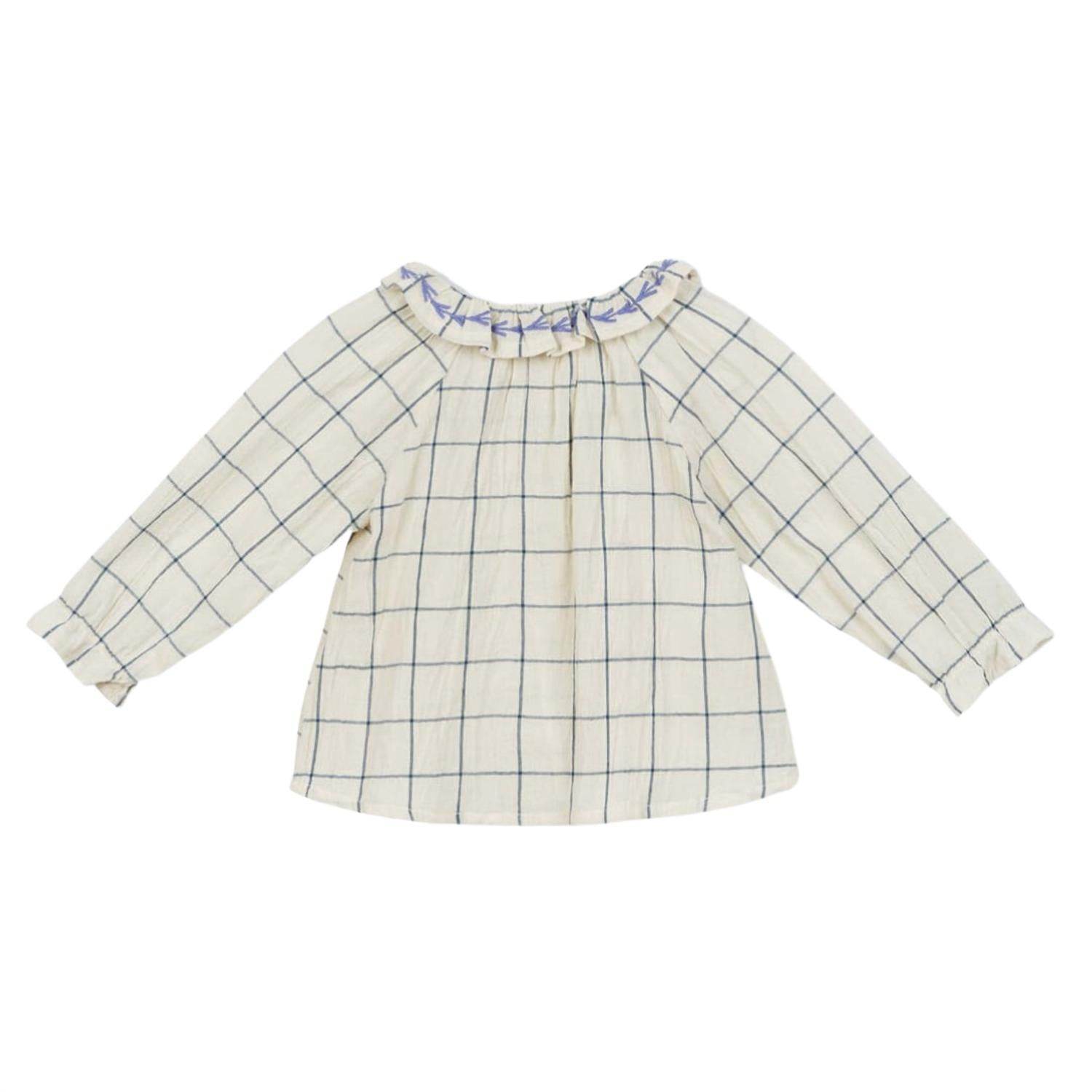 Arsène et les Pipelettes - Baby's Emeline Check Blouse - Rack Hunt -
