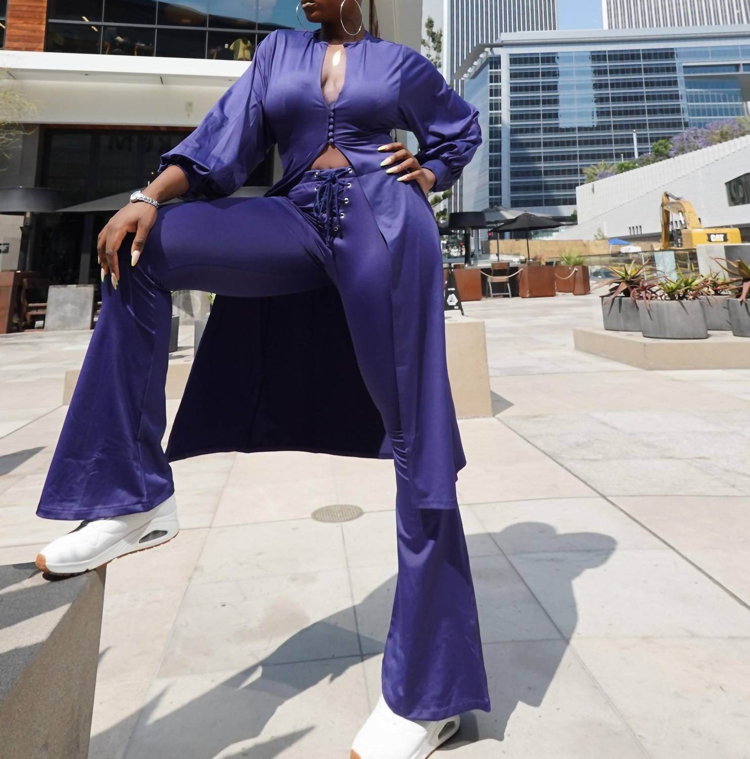 Koy & Victoria - Ify Long Sleeve Duster - Rack Hunt