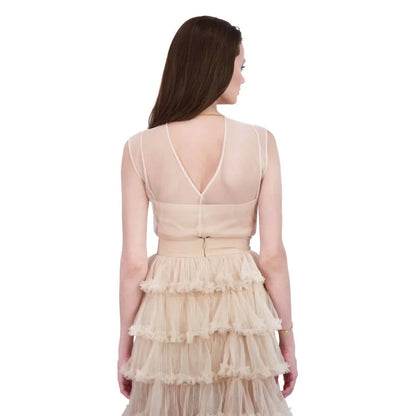 BethelHelena - Gilded Fairy Crew Neck Tulle Top - Rack Hunt