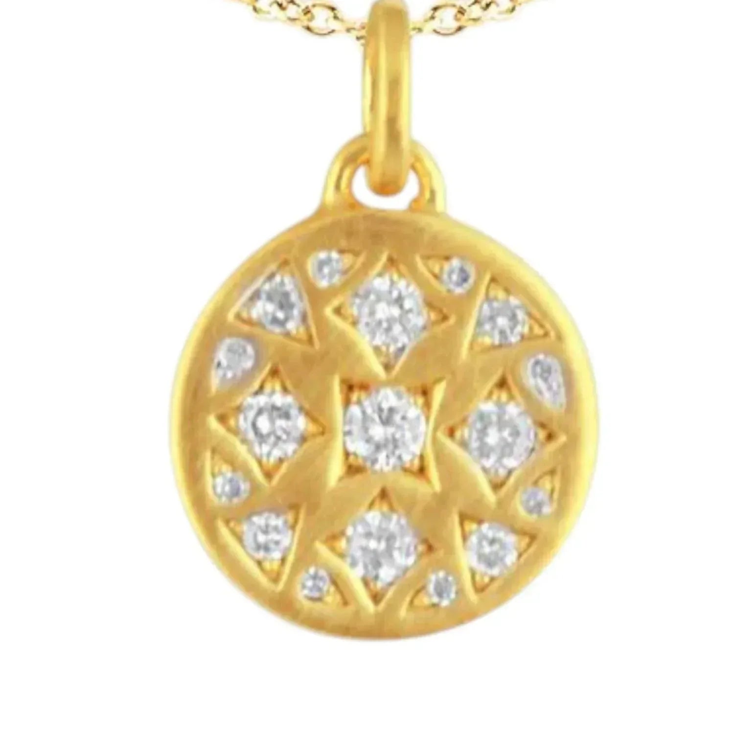 La Soula Jewelry - Women's Alissa Mosaic Pendant Necklace - Rack Hunt