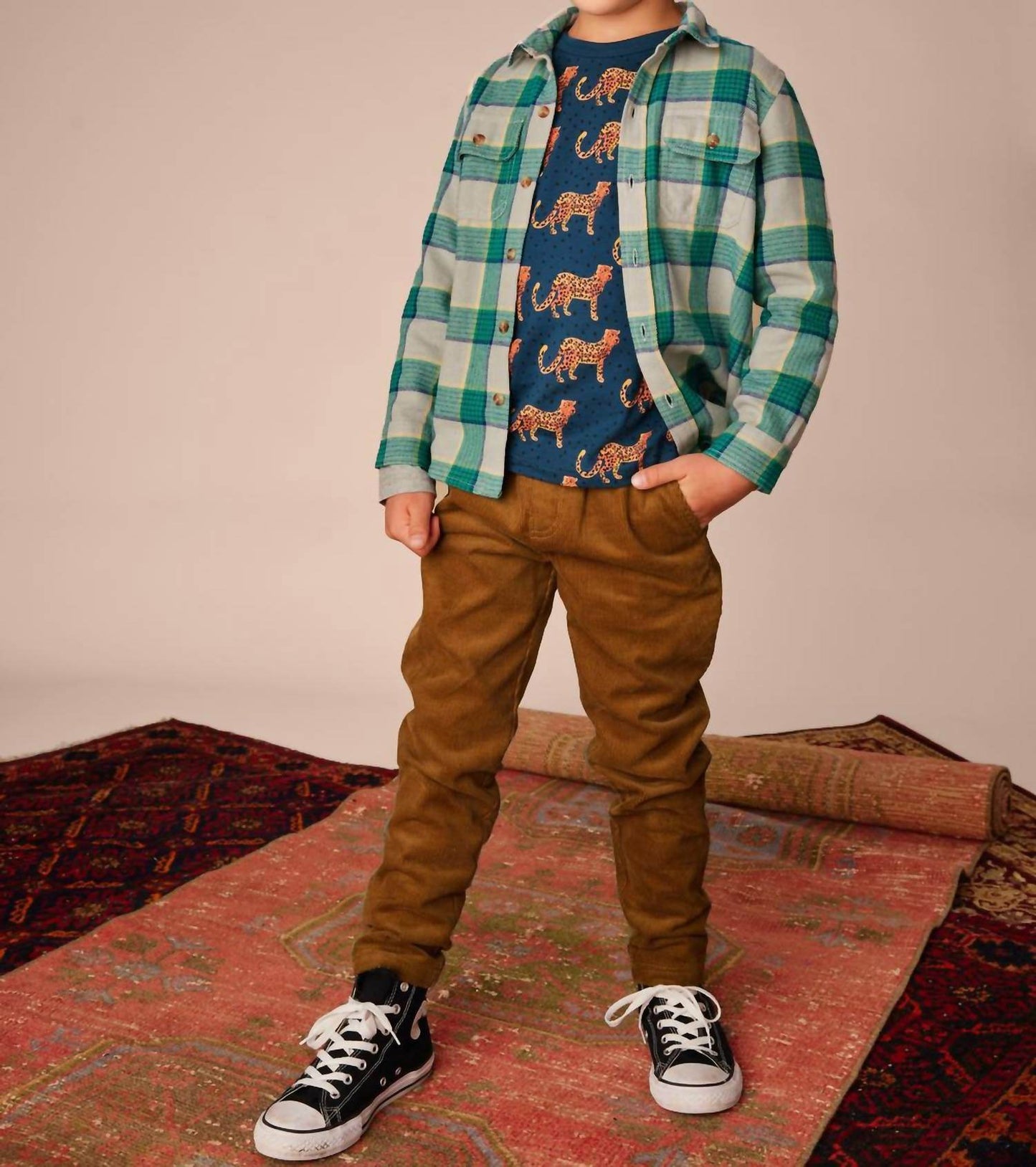 Tea Collection - Flannel Button Up Shirt - Rack Hunt -