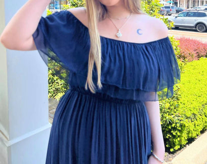 Peasant Maxi Lined Dress