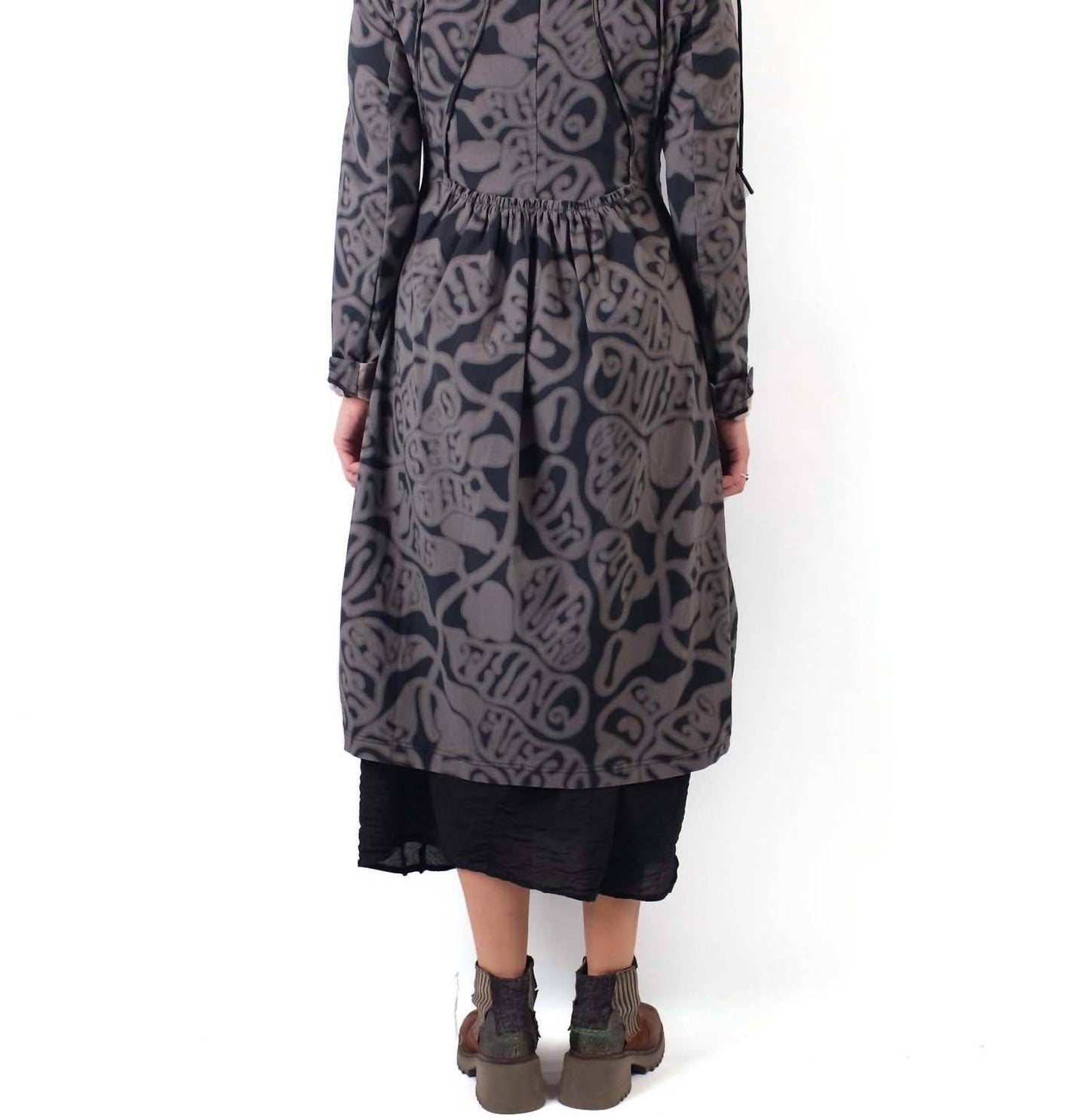 Rundholz Black Label - Wide Collared Print Coat - Rack Hunt