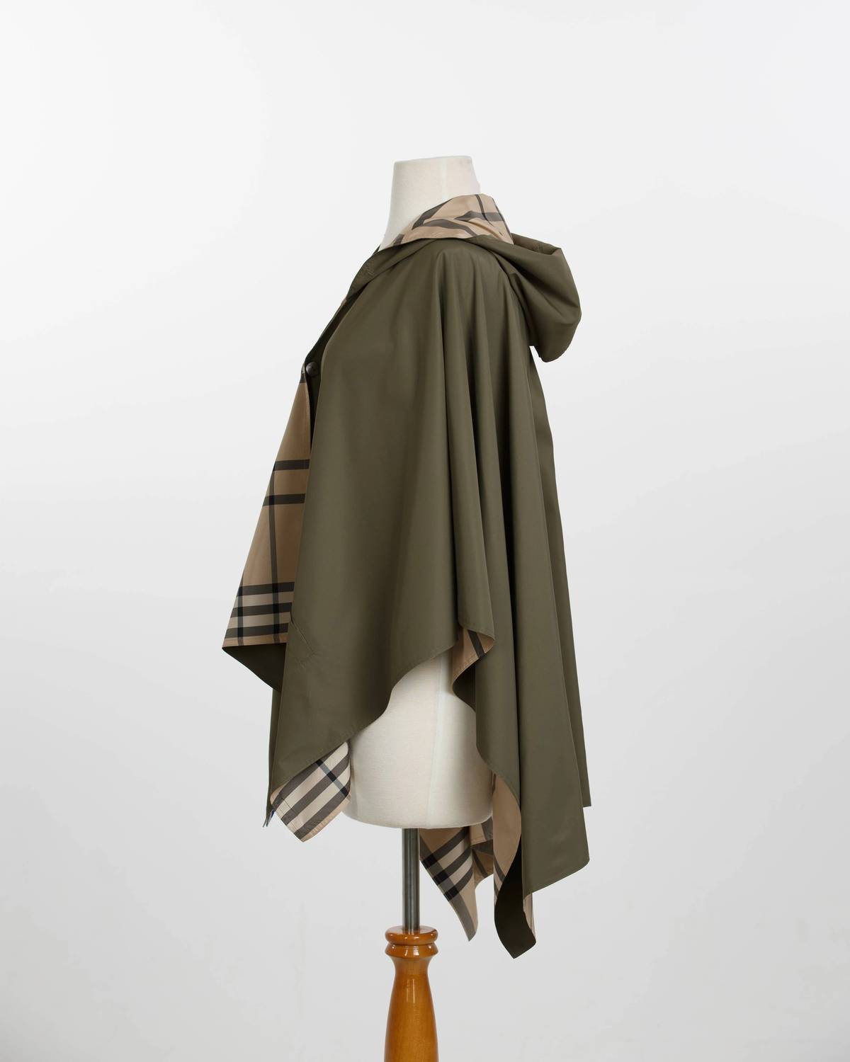 Plaid Rain Poncho