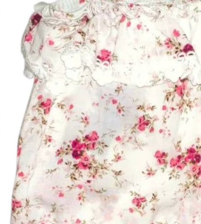 Girl's Floral Ruffled Romper