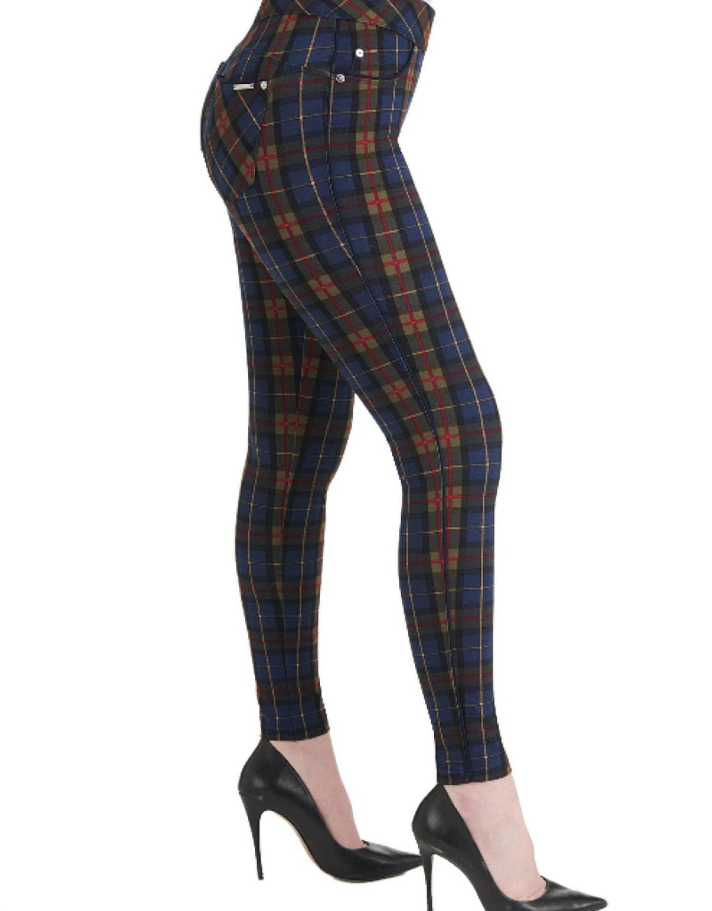Peter Nygard - Luxe Plaid Piped Jegging - Rack Hunt -