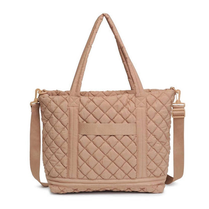 Women's Lanya Quilted Nylon Travel Tote Bag