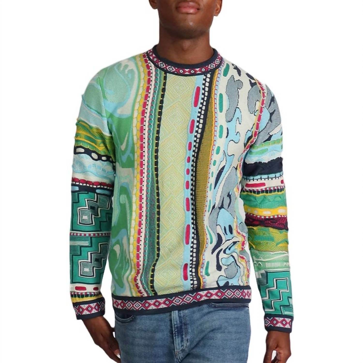 Coogi - Debut Of The Coogi Art Collection Droplet Crewneck Sweatshirt - Rack Hunt