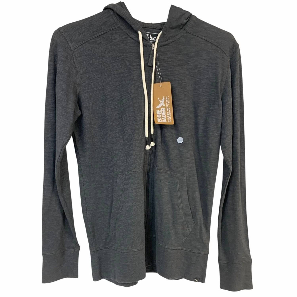 Women's Full Zip Slub Lightweight Hoodie