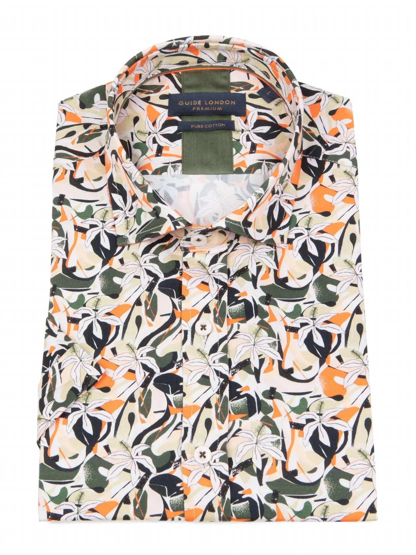 Men's Button Up Short Sleeve Shirt
