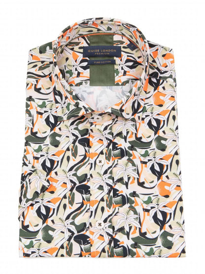 Men's Button Up Short Sleeve Shirt